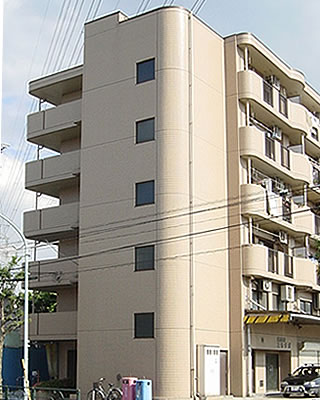 突き出し看板の設置前